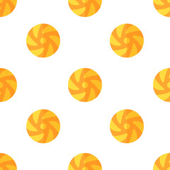 Single frisbee pattern. frisbee concept. flat trendy Vector seamless Pattern, background, wallpaper
