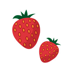 Natural strawberry icon