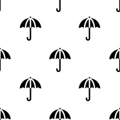 Single Umbrella pattern. Umbrella concept. filled trendy Vector seamless Pattern, background, wallpaper