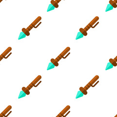 Single prehistoric pattern. prehistoric concept. flat trendy Vector seamless Pattern, background, wallpaper