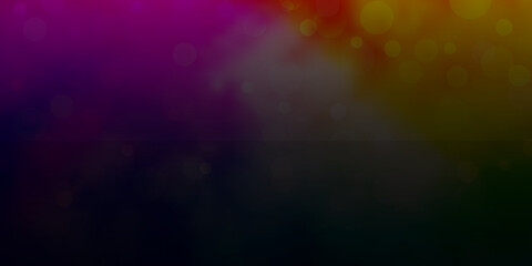 Fototapeta premium Light Multicolor vector background with circles.