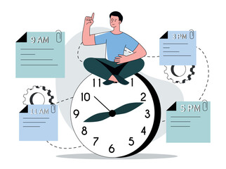 Organizing time concept