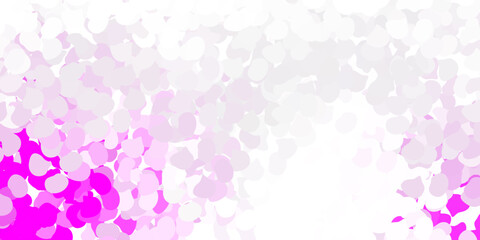 Light purple vector template with abstract forms.