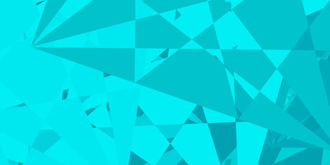 Light Green vector backdrop with chaotic shapes.