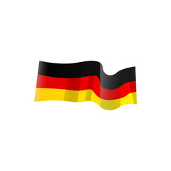 Wavy germany flag illustration vector clipart