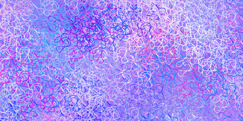 Light blue, yellow vector layout with curves.