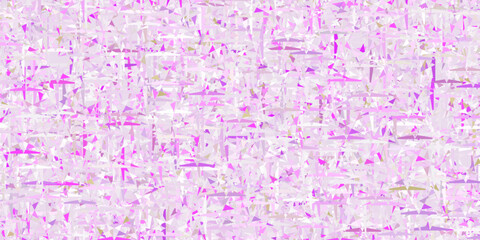 Light Pink, Green vector texture with triangular style.