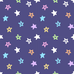 seamless pattern with stars