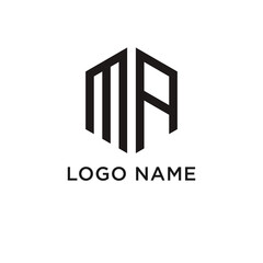 letter m a logo design