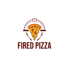 Pizza Logo Vector Art, Icons | melting pizza logo