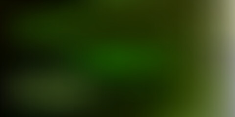 Dark green vector abstract blur background.