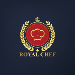 Royal Chef logo | Luxury Chef Logo