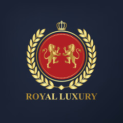 Luxury Logo Template | royal luxury logo