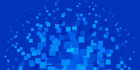 Light BLUE vector template in rectangles.