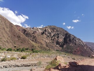 view of the mountains