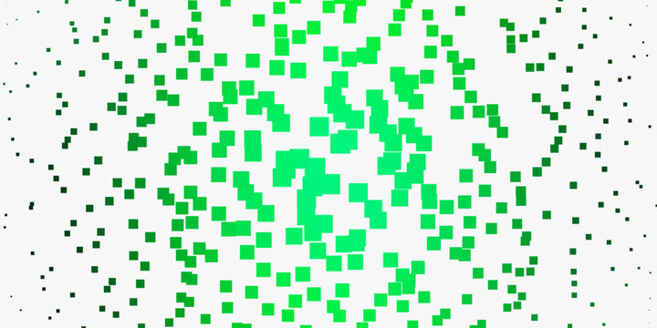 Light Green vector background with rectangles.
