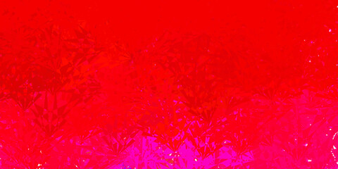 Dark purple, pink vector layout with triangle forms.