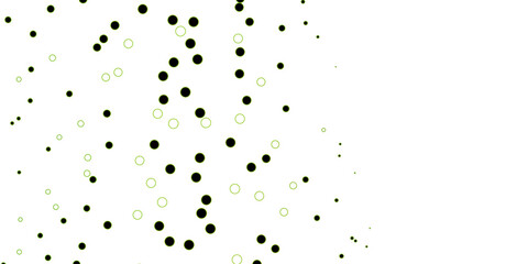 Dark Green, Yellow vector pattern with spheres.