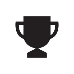 Trophy, sports cup icon vector in clipart style