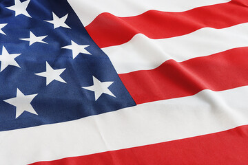 American Flag Background. Waving USA Flag for various themes: 4th of July - Independence Day, Memorial Day, Presidential Election, Vote Midterm Election, US Flag Background, Presidents or Veterans Day