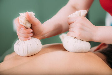 Ayurveda Kizhi Massage with Herbal Bolus Bags