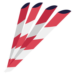 Obraz premium Indonesian Independence Decoration Sticker