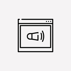 sound vector icon 