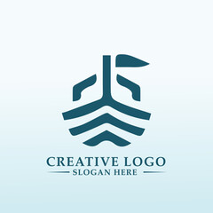 approachable logo for financial advisor firm boat