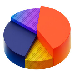 Obraz premium 3d illustration Pie Chart