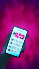 スマートフォン　フェイクニュース　発信　社会問題　SNS　Fake News