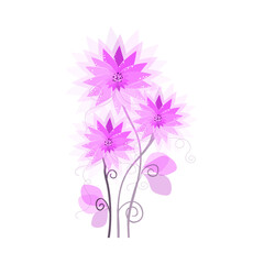 Vector Flowers Clipart