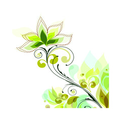 Vector Flowers Clipart