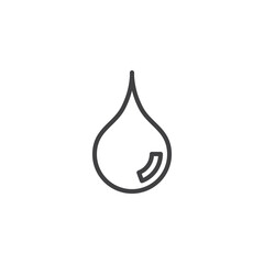 Oil drop line icon