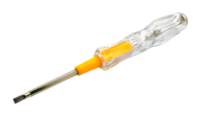 screwdriver to check light on transparent background png file - obrazy, fototapety, plakaty