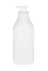 cream pump bottle on transparent background png file