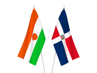 Republic of the Niger and Dominican Republic flags