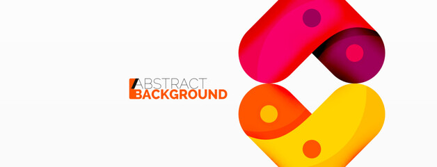 Creative geometric wallpaper. Trendy minimal abstract background. Techno business template for wallpaper, banner, background or landing