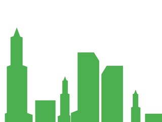 Obraz premium green graph with arrow