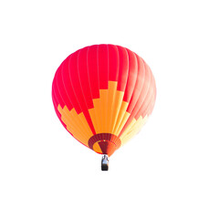 Hot air balloon isolated