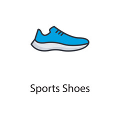 Sports Shoes vector filled outline Icon Design illustration. Sports And Awards Symbol on White background EPS 10 File