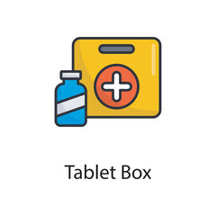 Tablet Box vector filled outline Icon Design illustration. Sports And Awards Symbol on White background EPS 10 File
