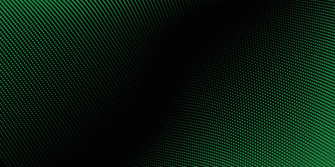 Green dot and black abstract background