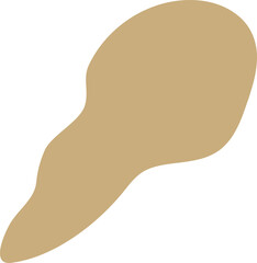 Group of organic Blob Shape with geometric line, minimalist element