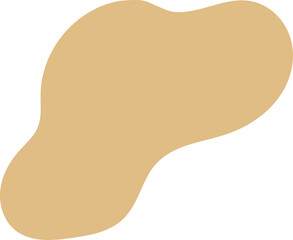 Group of organic Blob Shape with geometric line, minimalist element