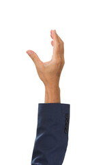 Businessman hand isolated