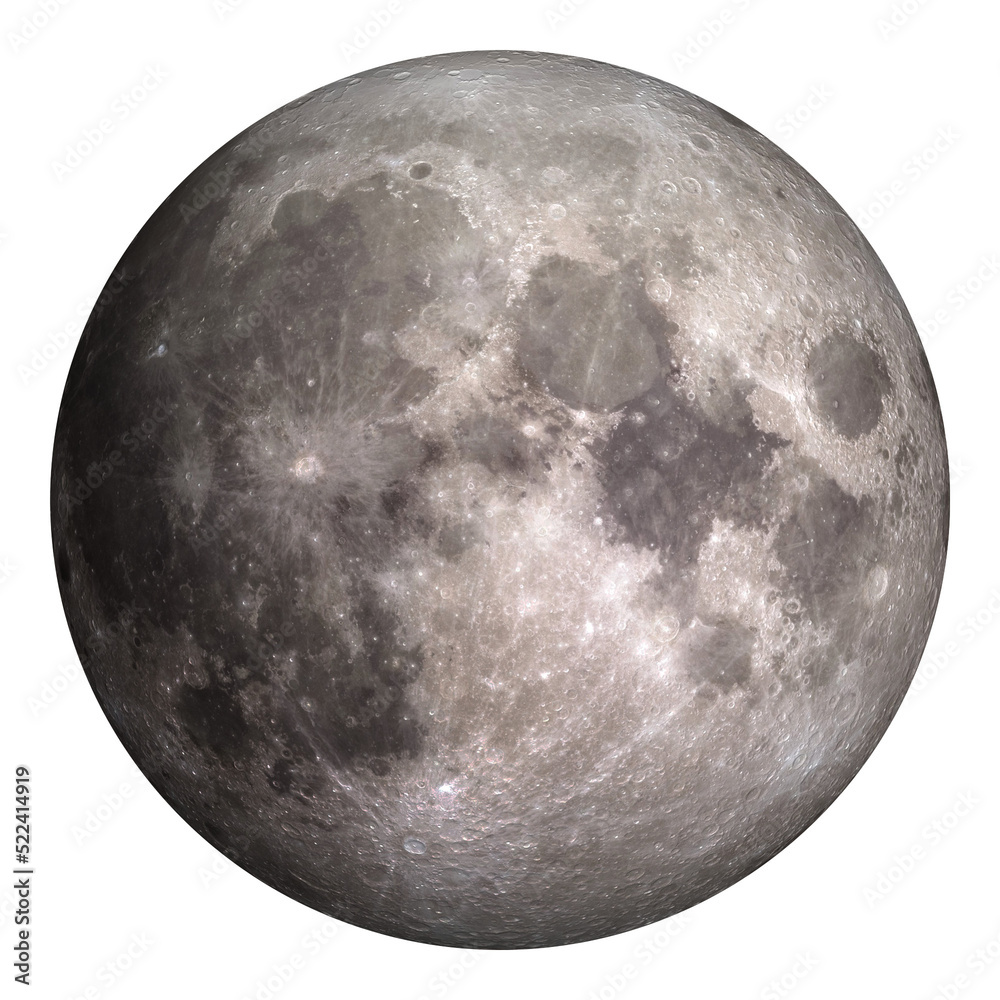 Canvas Prints full moon. elements of this image furnished by nasa.