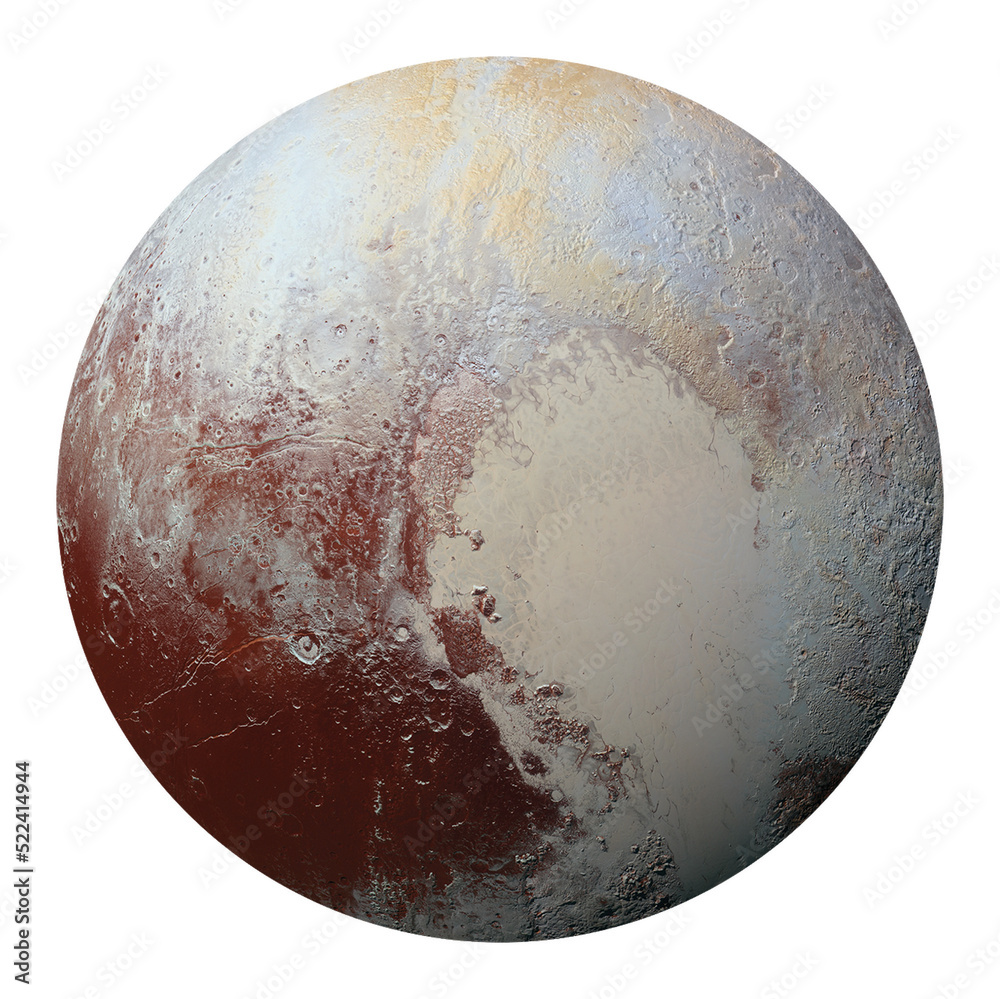 Canvas Prints pluto on space background. elements of this image furnished by nasa.