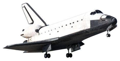 Space Shuttle. Elements of this image furnished by NASA.