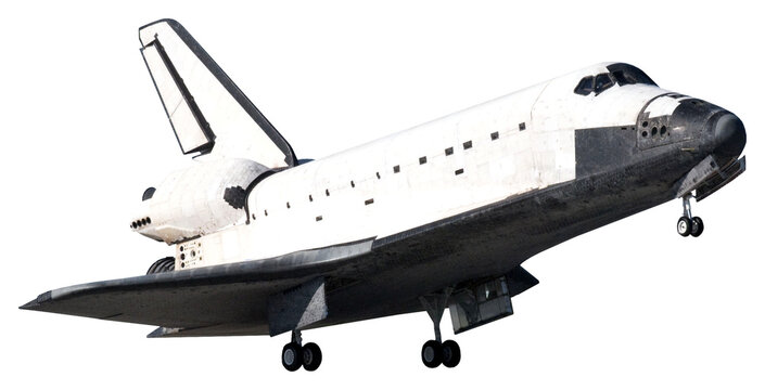 Space Shuttle. Elements of this image furnished by NASA.
