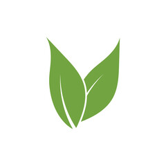 Fototapeta premium Logos of green Tree leaf ecology nature element vector